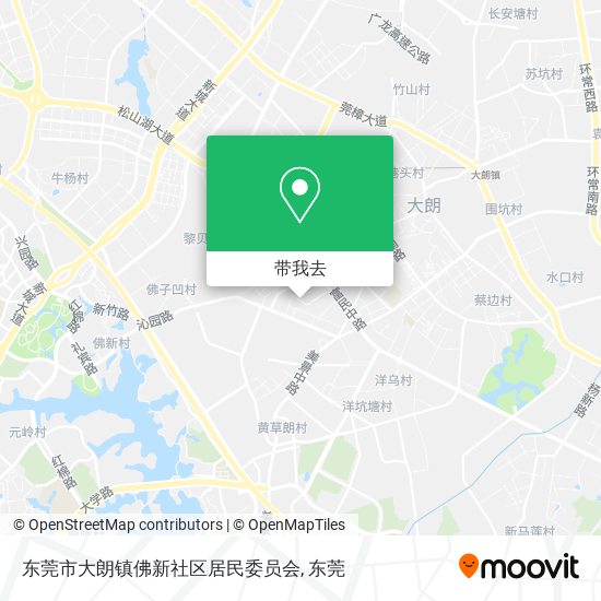 东莞市大朗镇佛新社区居民委员会地图