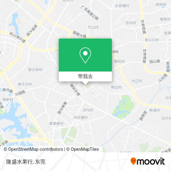 隆盛水果行地图