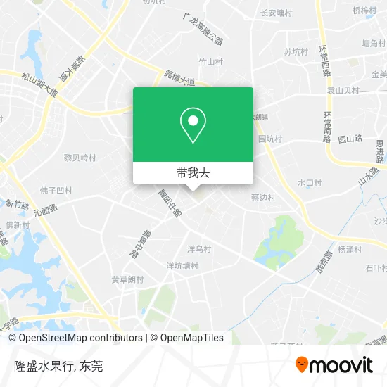 隆盛水果行地图
