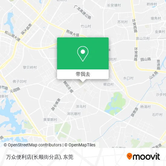 万众便利店(长顺街分店)地图