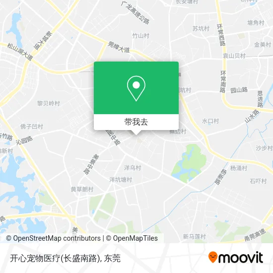 开心宠物医疗(长盛南路)地图