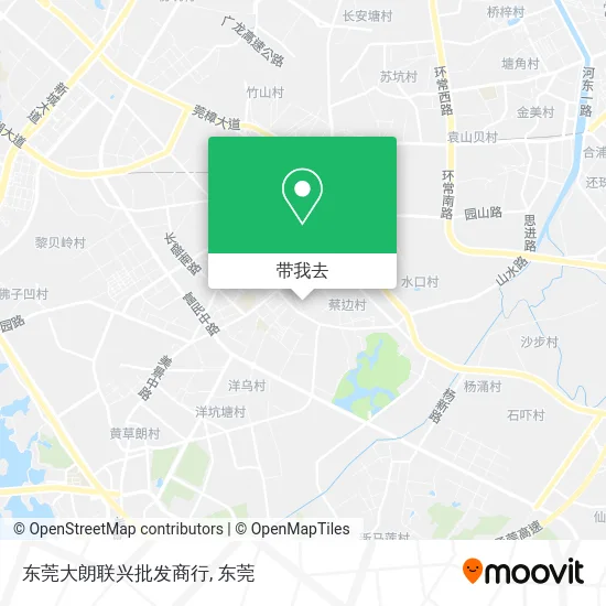 东莞大朗联兴批发商行地图
