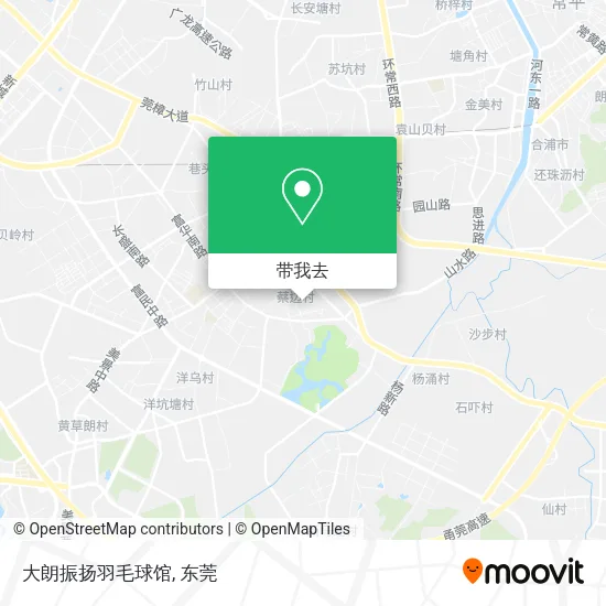 大朗振扬羽毛球馆地图