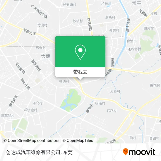 创达成汽车维修有限公司地图