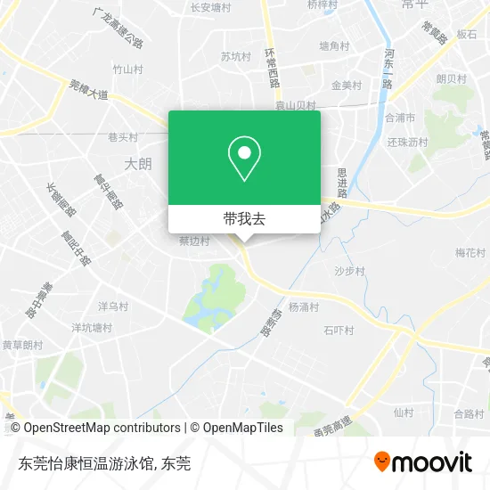 东莞怡康恒温游泳馆地图
