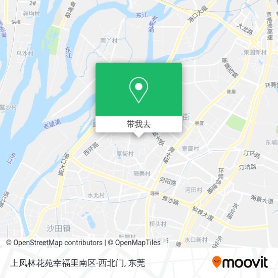 上凤林花苑幸福里南区-西北门地图