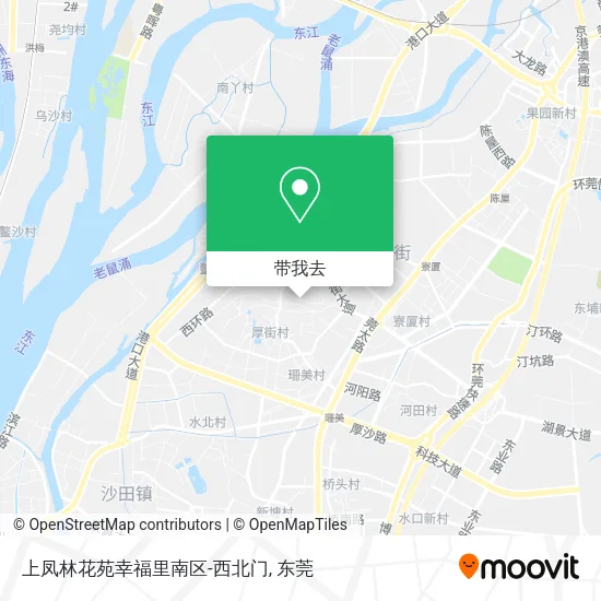 上凤林花苑幸福里南区-西北门地图