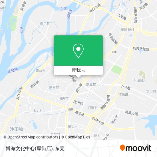博海文化中心(厚街店)地图