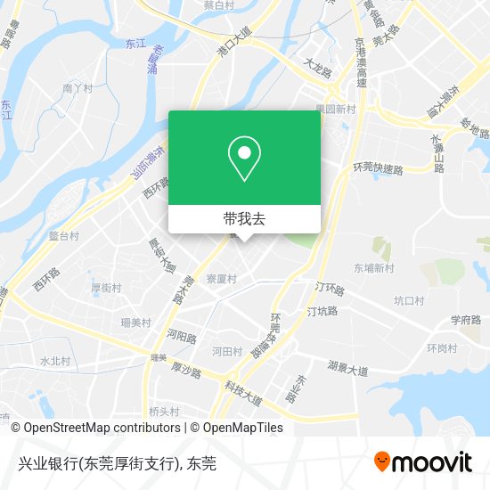 兴业银行(东莞厚街支行)地图