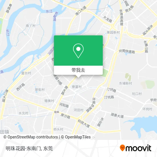 明珠花园-东南门地图