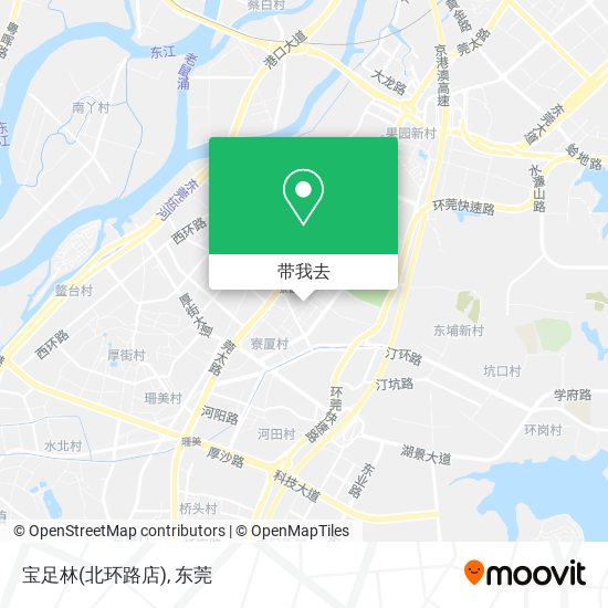 宝足林(北环路店)地图