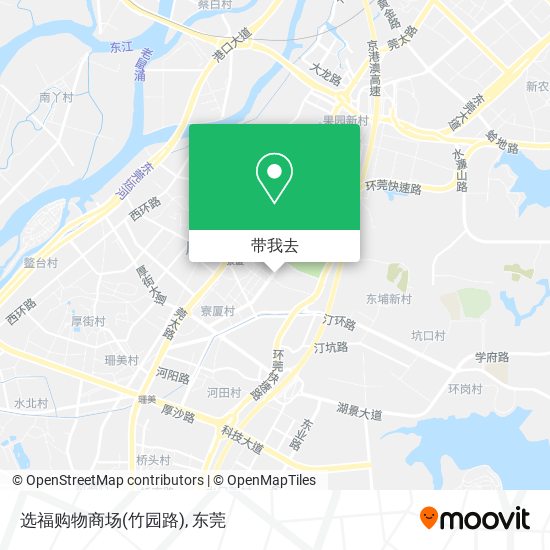 选福购物商场(竹园路)地图