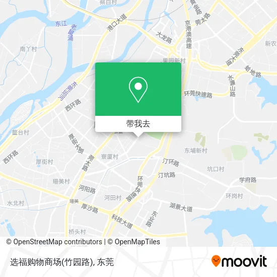 选福购物商场(竹园路)地图