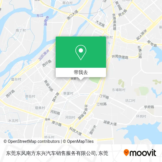 东莞东风南方东兴汽车销售服务有限公司地图