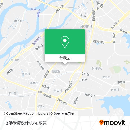 香港米诺设计机构地图