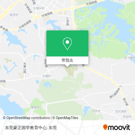 东莞蒙正国学教育中心地图