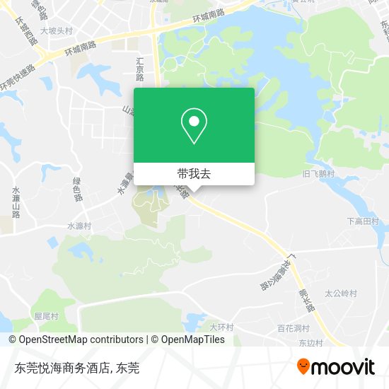 东莞悦海商务酒店地图