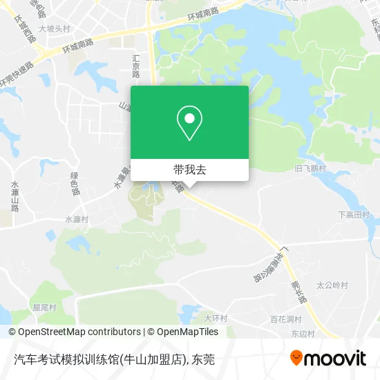 汽车考试模拟训练馆(牛山加盟店)地图