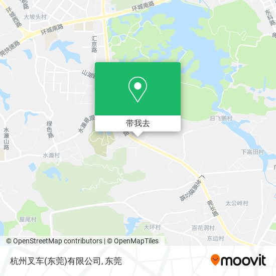 杭州叉车(东莞)有限公司地图