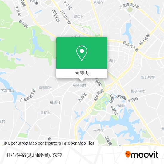 开心住宿(志同岭街)地图
