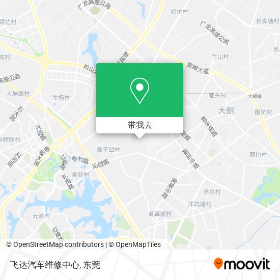 飞达汽车维修中心地图