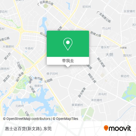 惠士达百货(新文路)地图