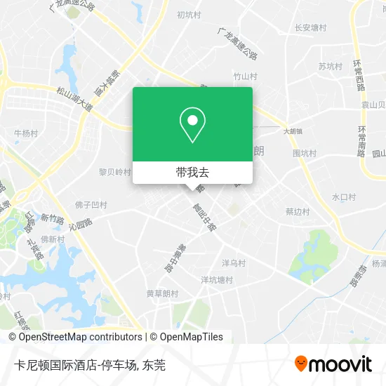 卡尼顿国际酒店-停车场地图