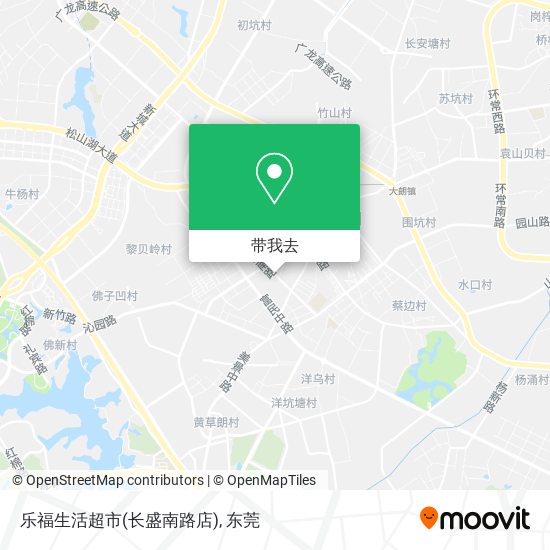 乐福生活超市(长盛南路店)地图