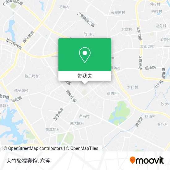 大竹聚福宾馆地图