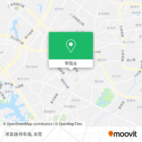 求富路停车场地图