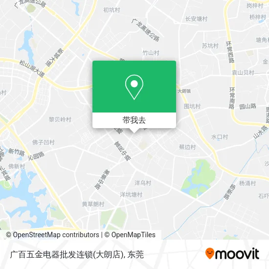 广百五金电器批发连锁(大朗店)地图