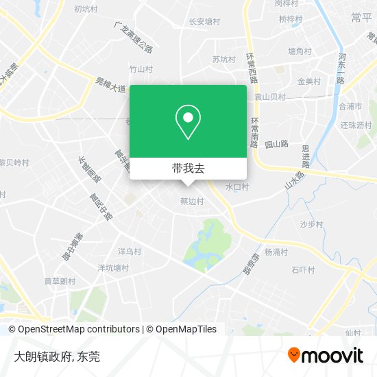 大朗镇政府地图