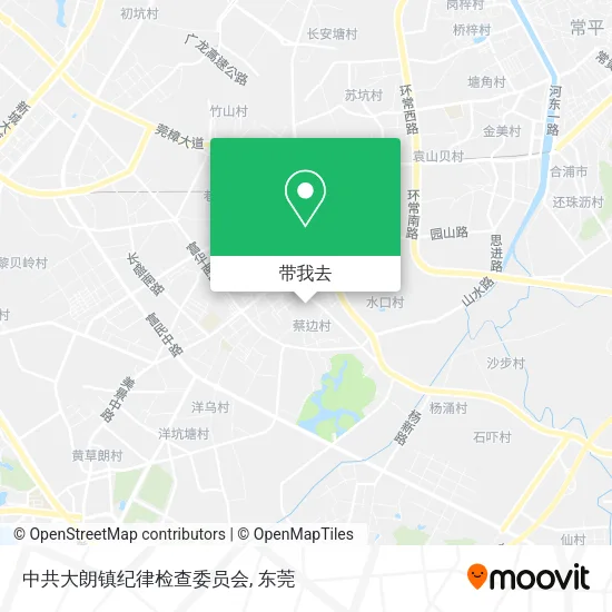 中共大朗镇纪律检查委员会地图