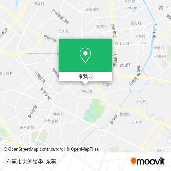 东莞市大朗镇委地图