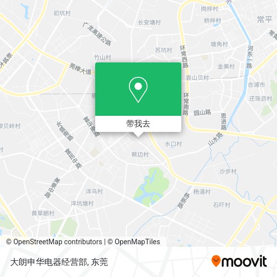 大朗申华电器经营部地图