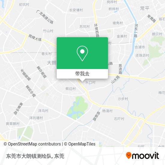 东莞市大朗镇测绘队地图