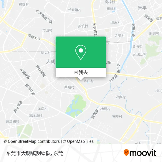 东莞市大朗镇测绘队地图