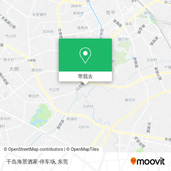 千岛海景酒家-停车场地图