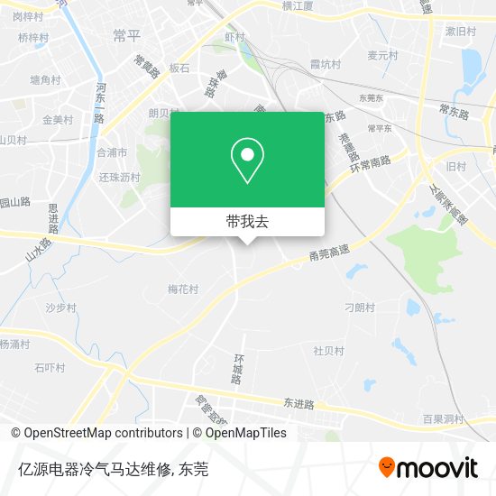 亿源电器冷气马达维修地图