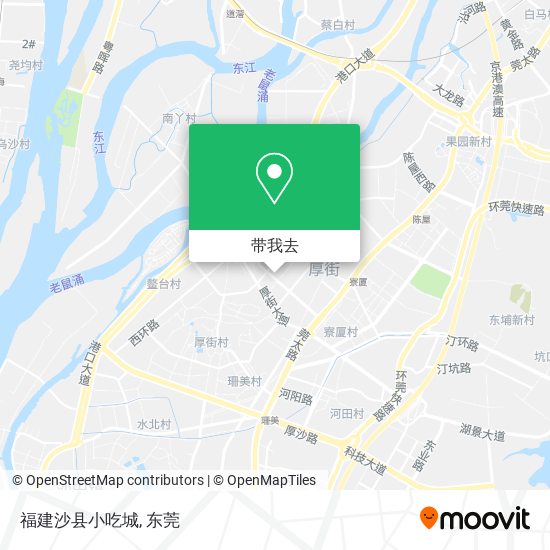 福建沙县小吃城地图