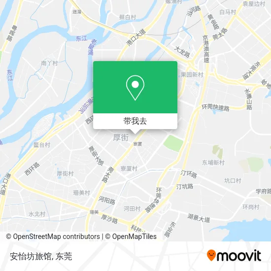 安怡坊旅馆地图