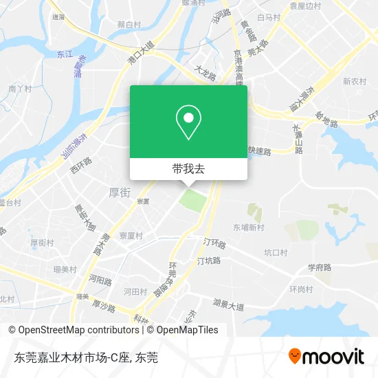 东莞嘉业木材市场-C座地图