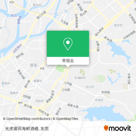 光虎莆田海鲜酒楼地图
