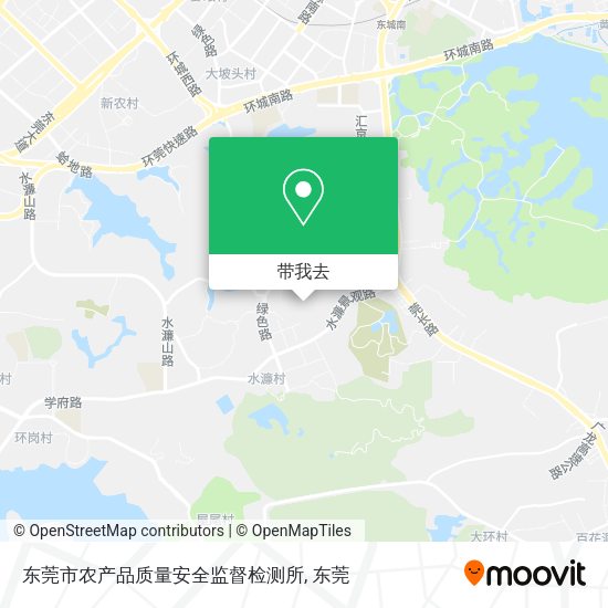 东莞市农产品质量安全监督检测所地图