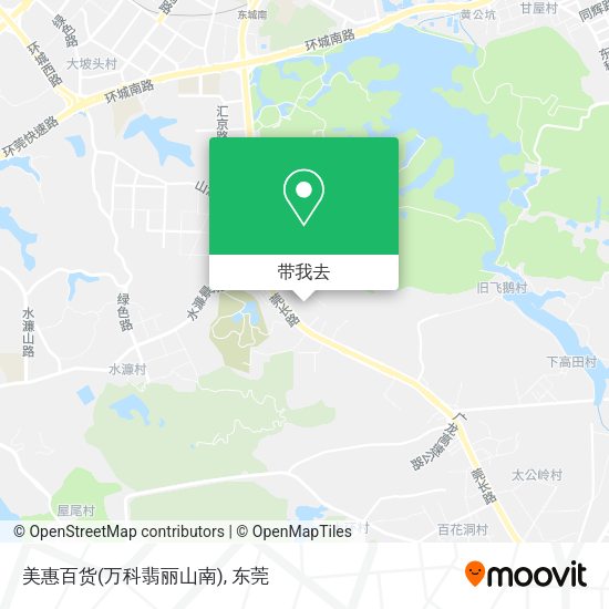 美惠百货(万科翡丽山南)地图