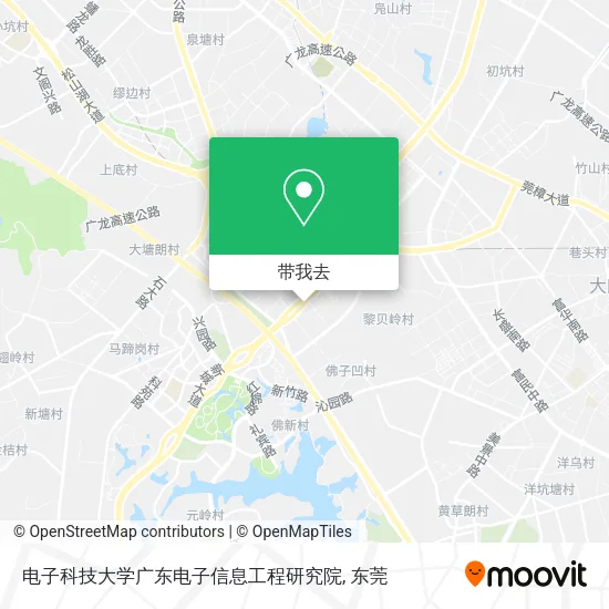 电子科技大学广东电子信息工程研究院地图
