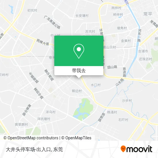 大井头停车场-出入口地图