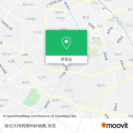 标记大棑档潮州砂锅粥地图