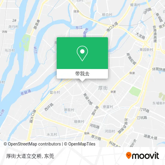 厚街大道立交桥地图
