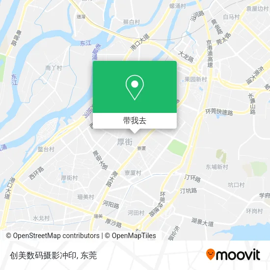 创美数码摄影冲印地图